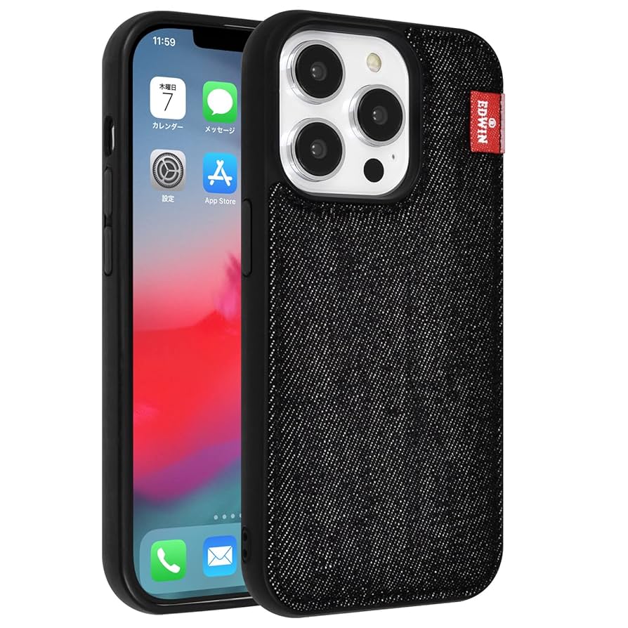 【色: ブラック】【 EDWIN 正規品 】 iPhone14 Pro Max 色: ブラック】【 EDWIN 正規品 】 iPhone14 Pro Max m